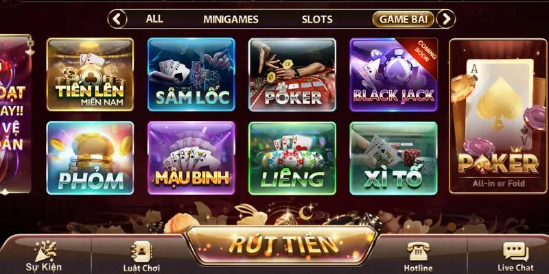 Chơi game bài thả ga tại Zowin